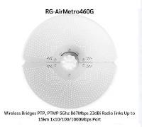 RUIJIE REYEE RG-AIRMETRO460G 1 PORT 10/100/1000 867MBPS 5GHz 23DBI ACCESS POINT